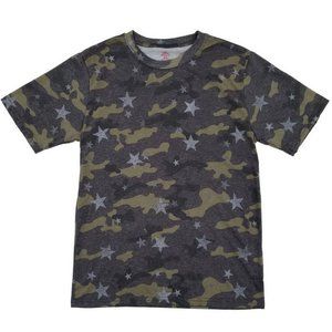 Boys Patriotic Camouflage Stars Tee Shirt Clothing Extra Small Child 30-32